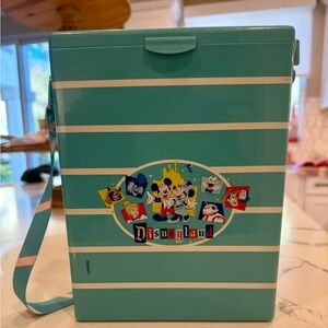 Disneyland  Blue and White Plastic Popcorn Box